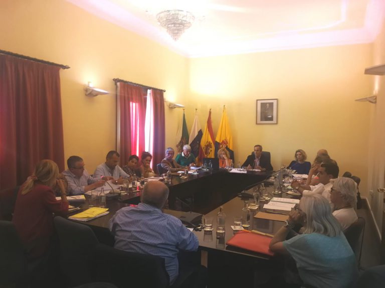 El Pleno aprueba por unanimidad la resolución de contrato con la UTE Santa Brígida