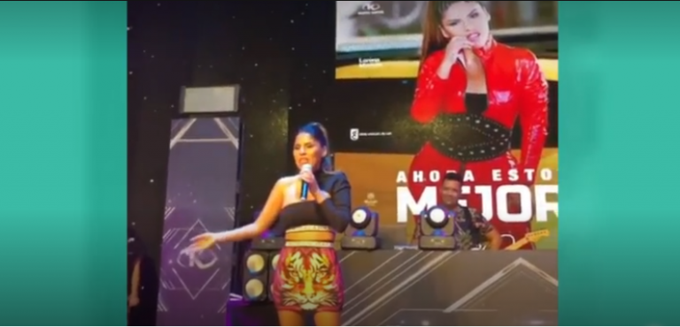 La primera actuación de Isa P. en directo acaba en lágrimas