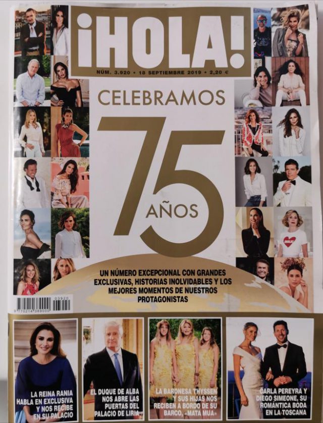 Kiosco rosa: portadas de las revistas del corazón 37 hola10