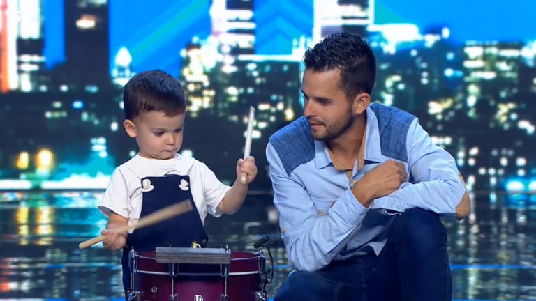Hugo, el concursante más joven en la historia de 'Got Talent', arrasa tocando el tambor