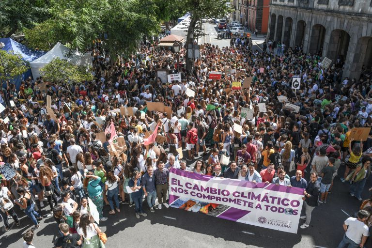 El Ayuntamiento de La Laguna se suma a la Huelga Mundial por el Clima 