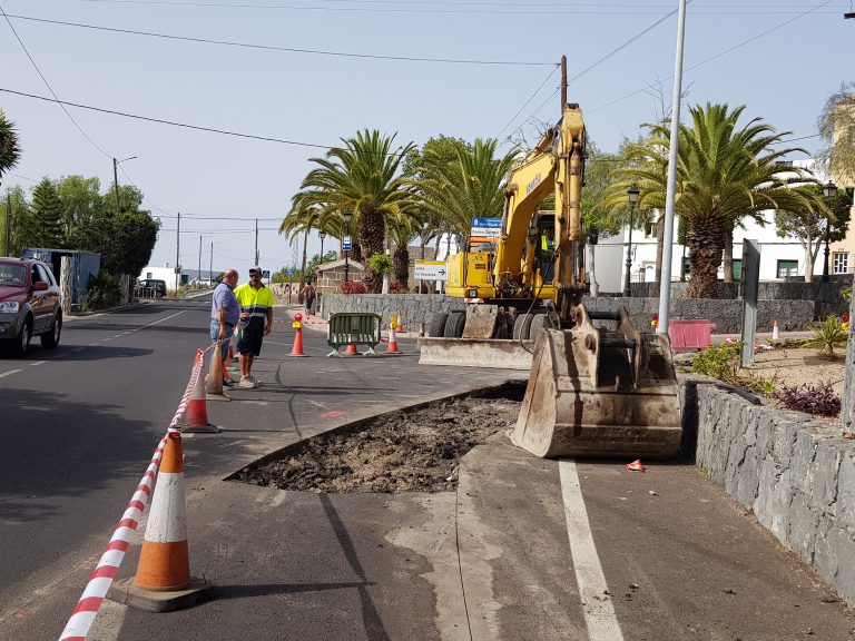 Nuevo sistema de evacuación de aguas pluviales en El Roque, San Miguel de Abona
