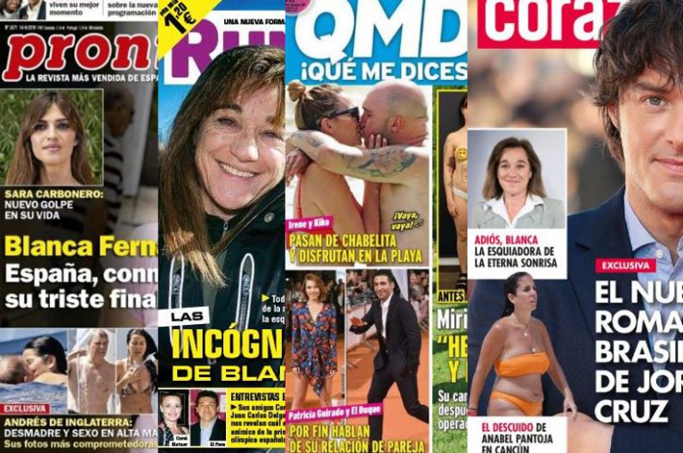 Kiosco rosa: portadas de las revistas del corazón