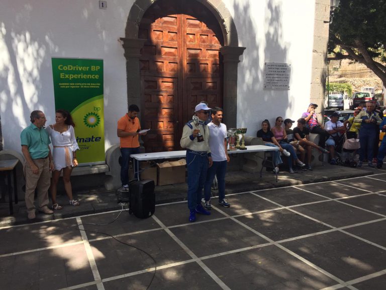 Iván Armas con el Porsche fue superior en la Subida de Fataga