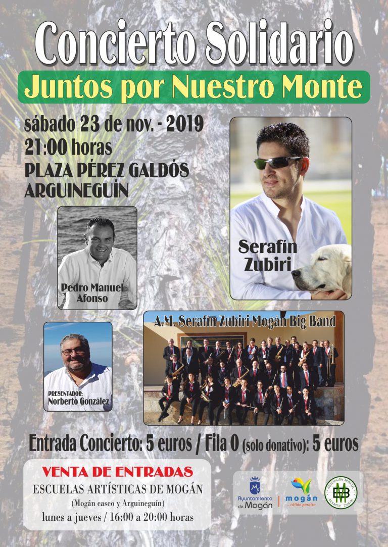 Mogán celebrará un concierto a beneficio de los municipios afectados por los incendios de agosto