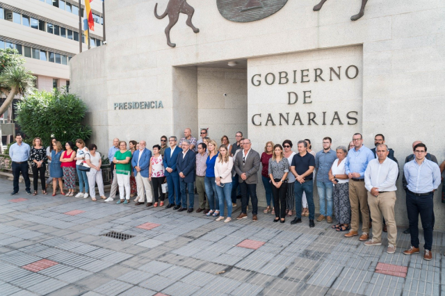 Minuto de silencio en GC