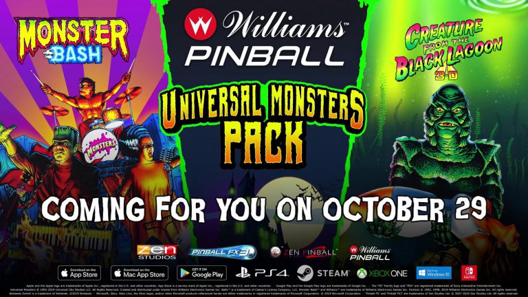 Análisis del Williams Pinball Monster Pack para Pinball FX3 – 3 máquinas clásicas muy terroríficas