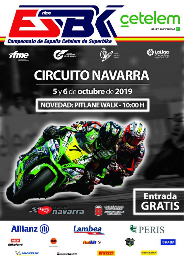 Fran Alonso afronta en Navarra la penúltima prueba del ESBK 1 Pre Navarra 1