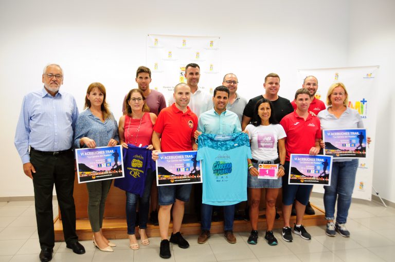 Todo preparado en Cercados de Espino para acoger este domingo la sexta edición de Acebuches Trail.