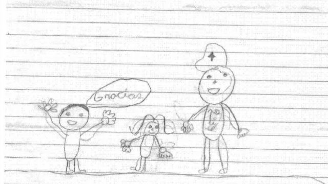 carta niños policia 2