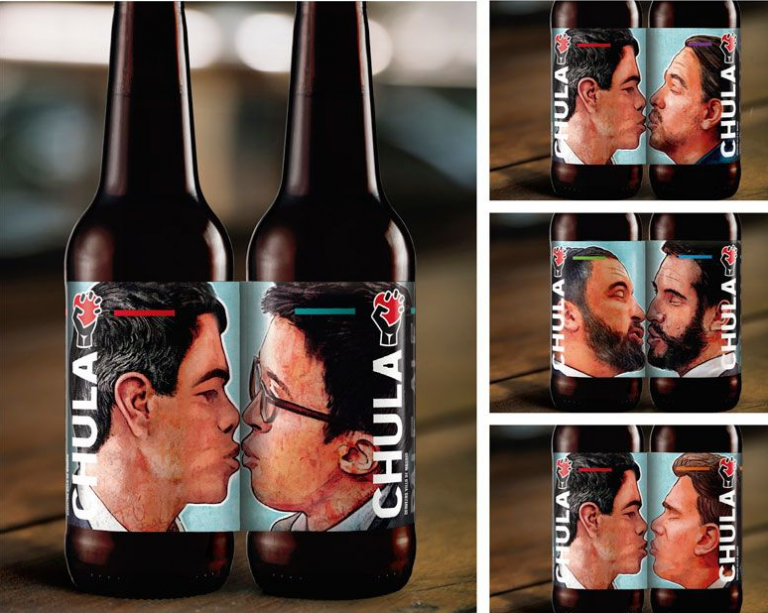 Una marca de cerveza anima a los políticos a pactar a través de sus curiosas etiquetas