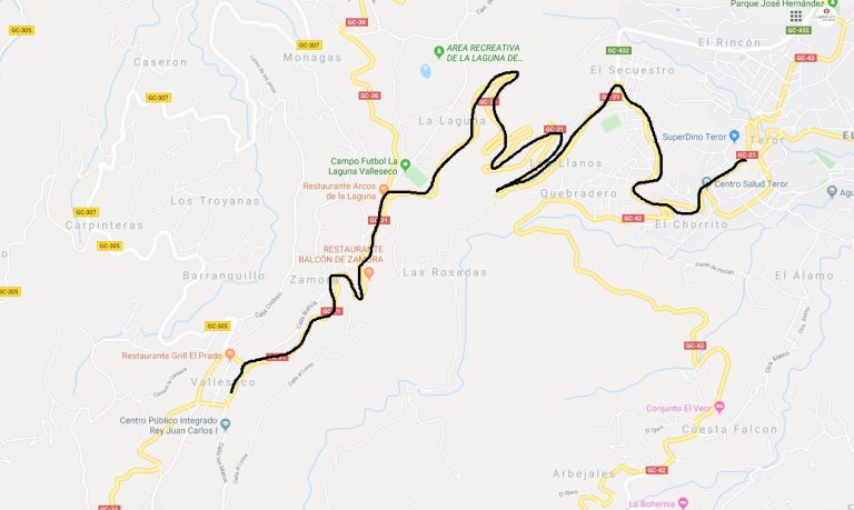 La GC-21 cerrará al tráfico entre Valleseco y Teror por la peregrinación de la Virgen del Pino el domingo próximo, desde las 6:00 a las 15:00 horas.