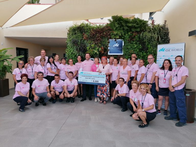 CLC World Resort & Hotels dona 8.000 euros a la Fundación Carrera por la Vida