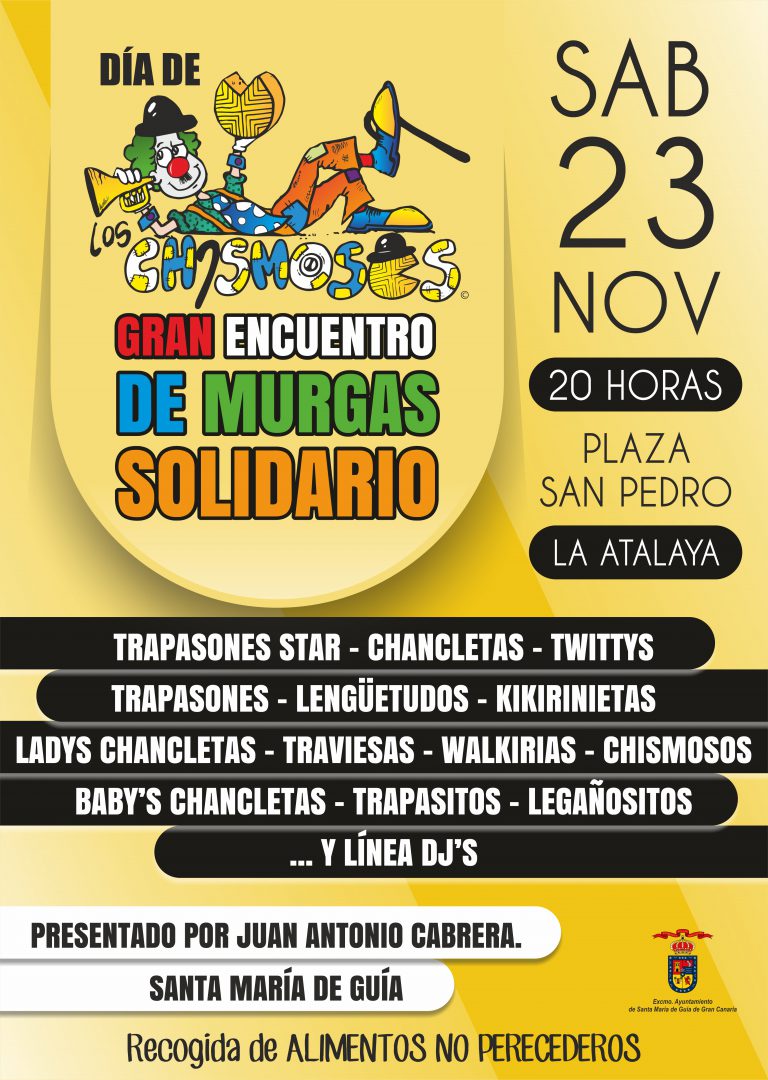 La Atalaya acoge este sábado el Día de Los Chismosos Murgas y el Gran Encuentro de Murgas Solidario