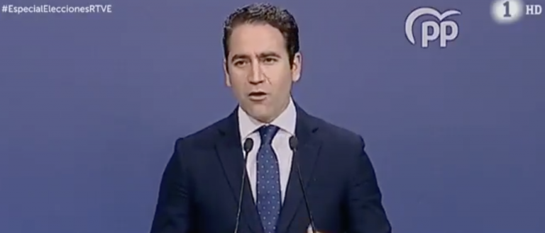 El PP dice que Sánchez “debería empezar a pensar en irse” si se confirma la caída del PSOE