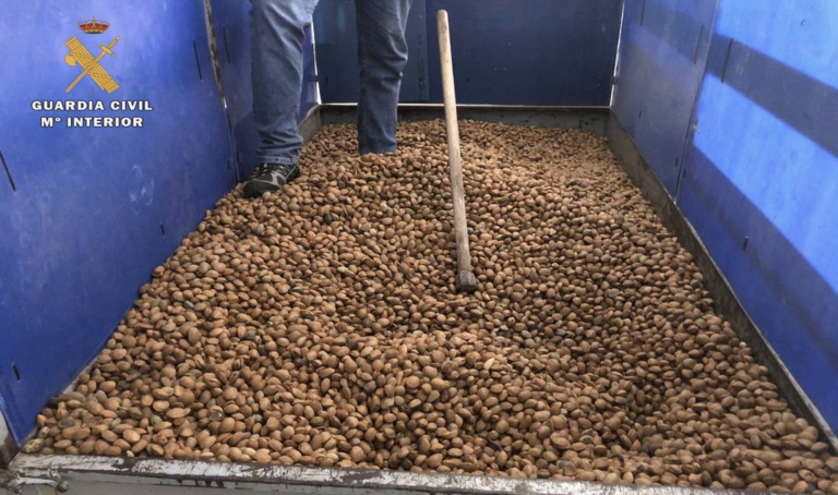 Detenido por robar 12 toneladas de almendras en La Rioja