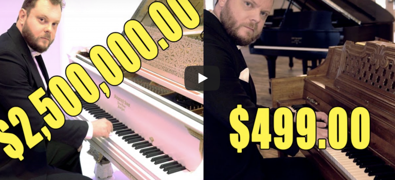 ¿ Sabrías diferenciar el sonido entre un piano de 500 dólares y otro de dos millones?