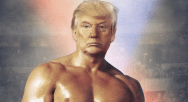 El particular homenaje de Donald Trump a Rocky Balboa