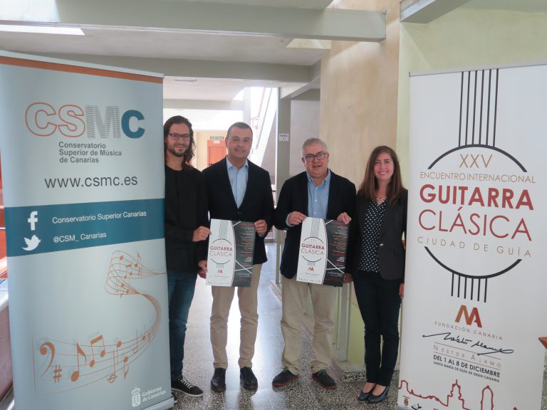 El Encuentro Internacional de Guitarra Clásica Ciudad de Guía celebra este año su 25ª edición