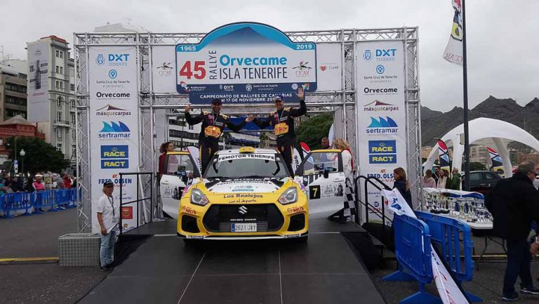 Manuel Mesa y Víctor Pérez a los mandos del Suzuki Swift N5 R+, se han proclamado subcampeones de Rallys del Campeonato Provincial e Insular de Tenerife