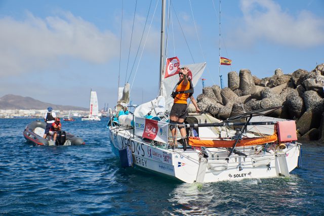 Mini Transat salida desde Las palmas de Gran Canaria