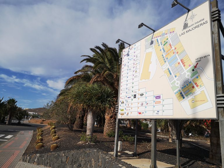 El polígono industrial de Las Majoreras mejorará las zonas verdes, alumbrados e hidrantes para ganar competitividad