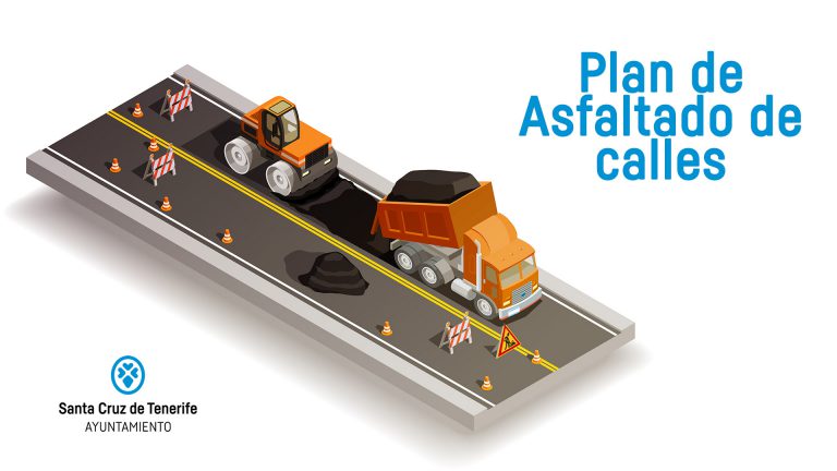 El Ayuntamiento destina casi un millón de euros a iniciar el asfaltado de las calles de Santa Cruz