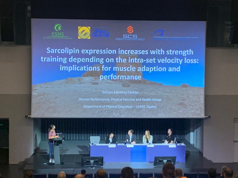 Miriam Martínez, del Grupo de Rendimiento Humano, Ejercicio Físico y Salud, premio de investigadora joven