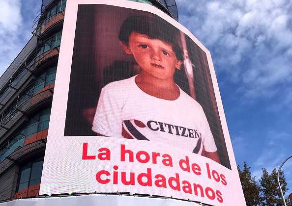 La nueva arma electoral de Rivera: su foto de niño con camiseta de 'Citizen' 8 RIVERA NIÑO