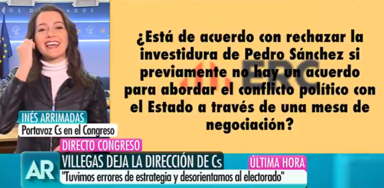El lapsus de Inés Arrimadas llamando Susanna a Ana Rosa Quintana