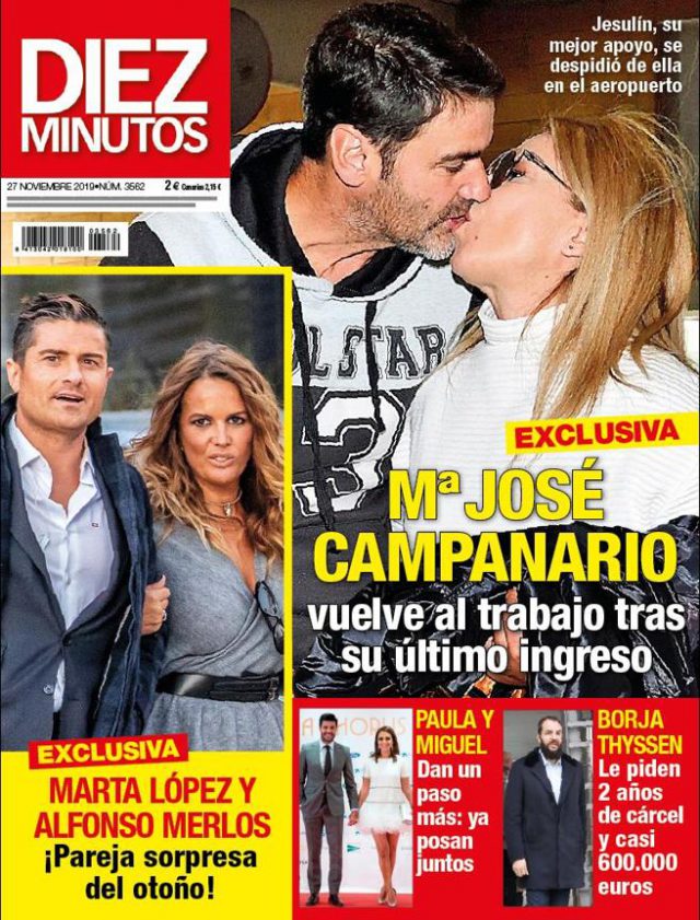 Marta López, novia de un conocido colaborador de televisión de tertulias políticas 2 diez minutos 20