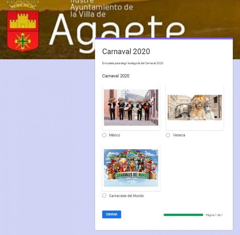 La ciudadanía elegirá el tema del Carnaval 2020