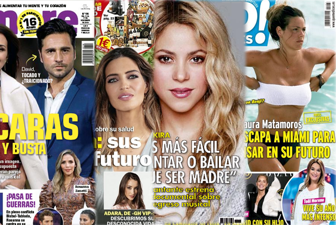 Kiosco rosa: portadas de las revistas del corazón