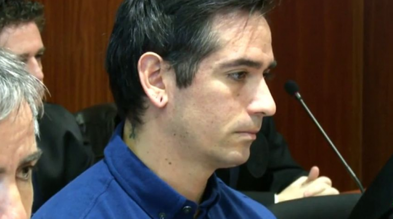 Rodrigo Lanza, condenado a cinco años de prisión por el 'crimen de los tirantes'