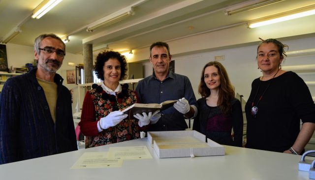 El Centro del Documento Gráfico del Cabildo restaura el Libro de Cuentas del Pósito de San Andrés 2 231219 Restauración Libro de Pósito de San Andrés 1