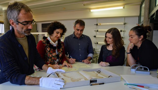 El Centro del Documento Gráfico del Cabildo restaura el Libro de Cuentas del Pósito de San Andrés 3 231219 Restauración Libro de Pósito de San Andrés 2