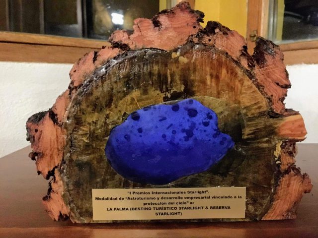 La Palma galardonada como destino de astroturismo en los premios internacionales de la Fundación Starlight 29 301119 Premio Starlight 1