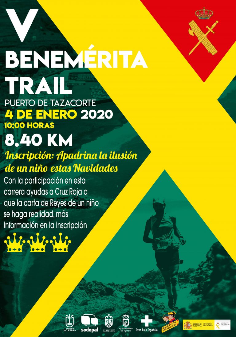 El Cabildo colabora con una nueva edición de la carrera solidaria Benemérita Trail