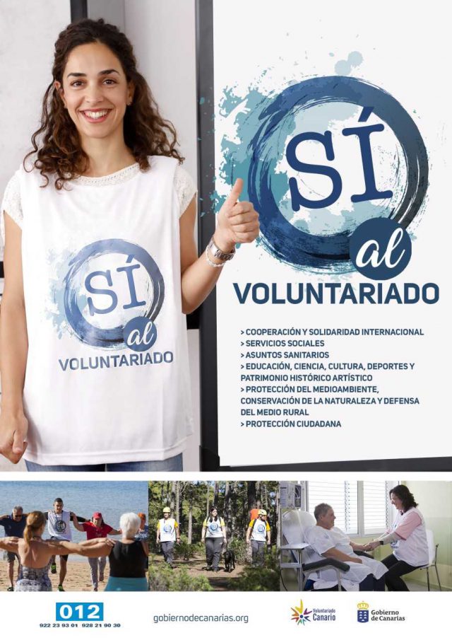 Derechos Sociales llama al voluntariado con la puesta en marcha de una campaña de sensibilización en las Islas 1 CARTEL 2 VOLUNTARIADO