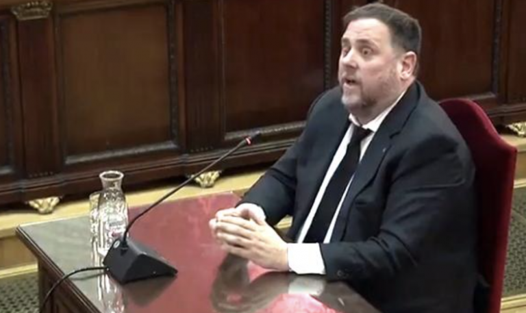 Junqueras pide la nulidad de su condena porque el poder judicial “no puede afectar a la voluntad de la ciudadanía” que le votó como eurodiputado