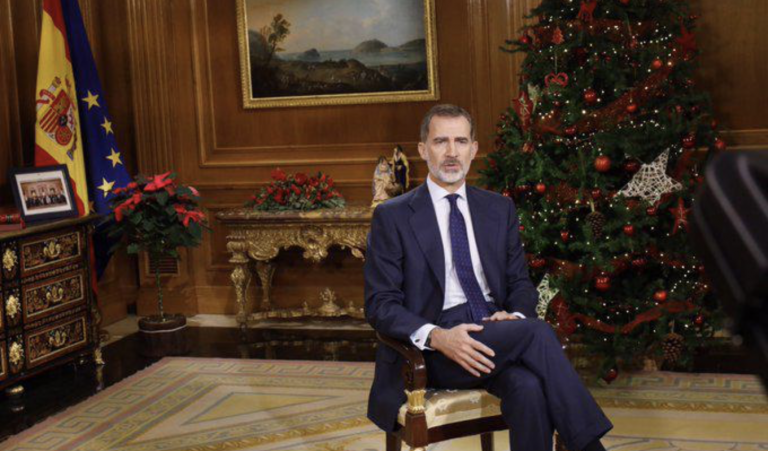 El mensaje del Rey fue visto por 7,5 millones de espectadores, 400.000 menos que en 2018