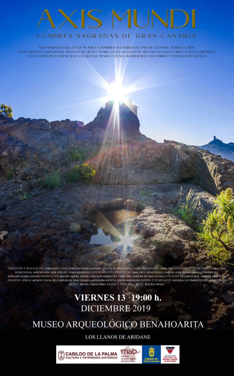 El Museo Arqueológico Benahoarita acoge la presentación del documental ‘Axis Mundi’