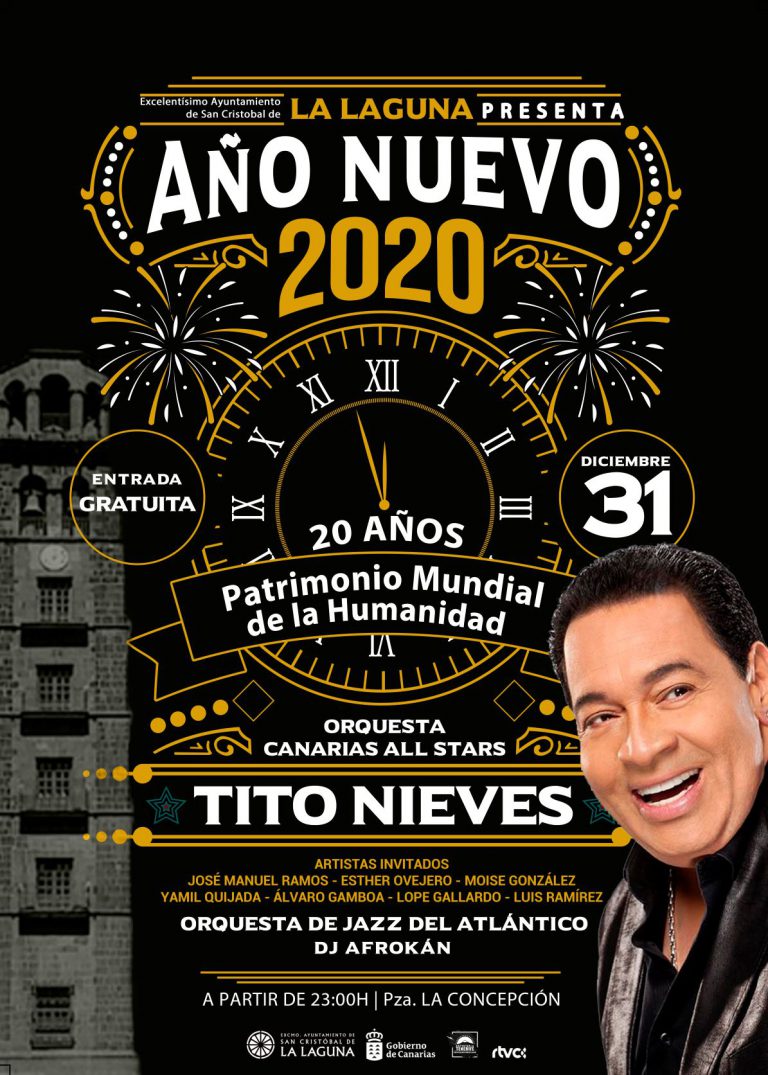 La Laguna invita a celebrar la bienvenida a 2020 desde la torre de La Concepción