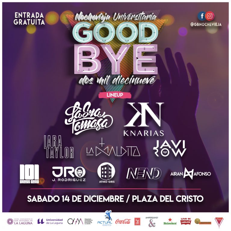 La ‘Nochevieja Universitaria Goodbye 2019’ adelanta el Fin de Año a este sábado