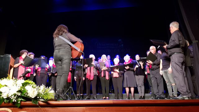 El IV Memorial 'Fernando Guerra Aguiar' brilló con las magníficas actuaciones de los participantes en este Encuentro Coral 1 Coral Camille Sain Saëns y Coro de las Escuelas Artísticas Ciudad de Guía