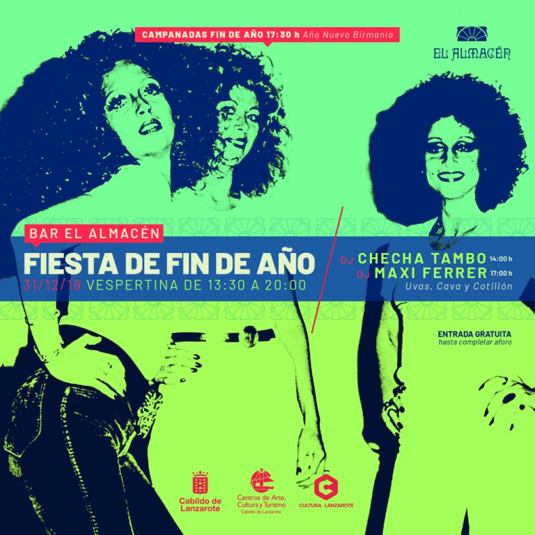 Música, campanadas, uvas y cotillón para despedir el año en la fiesta vespertina del Bar El Almacén