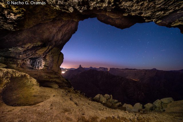 La UNESCO felicita la Navidad al mundo con una imagen de la cumbre de Gran Canaria bajo un cielo estrellado 1 La imagen utilizada por la Unesco para felicitar la Navidad