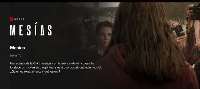 Mesías Sitio oficial de Netflix