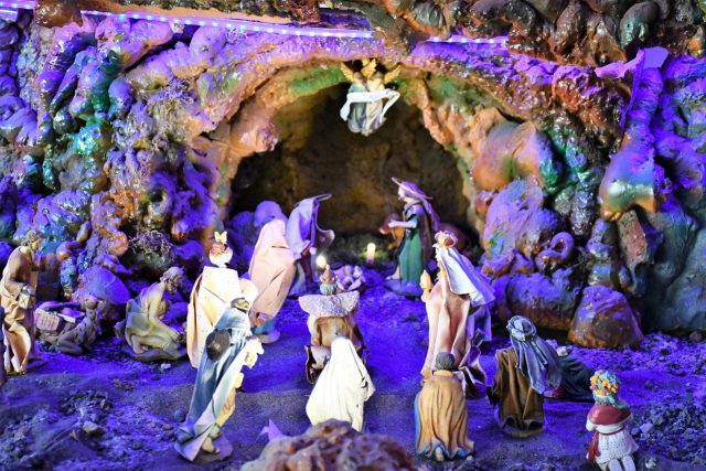 Nacimiento y Reyes Magos del belén ganador del I Concurso de Belenes de Mogán