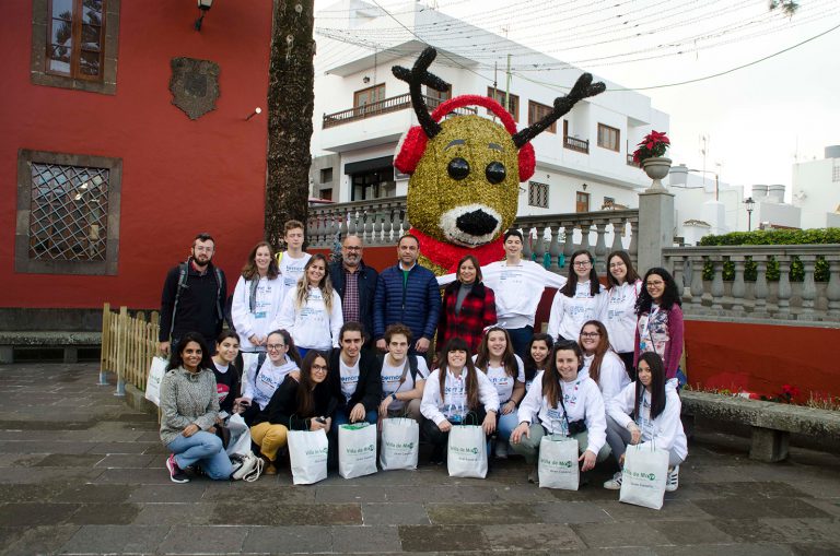 La Villa de Moya acoge a jóvenes portugueses e italianos con el programa Erasmus+ BeMore